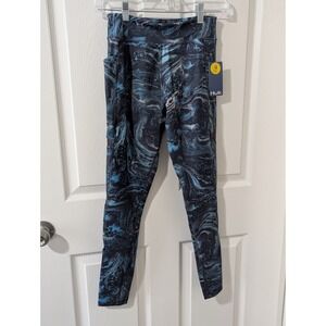 NEW! Huk Reel On Stone Shore Volcanic Ash Leggings Women's Size Small NWT